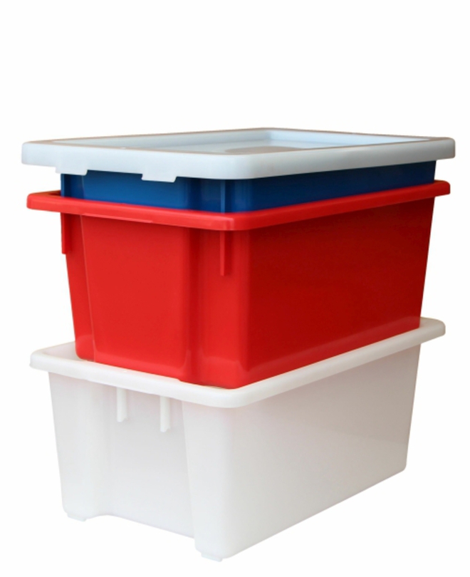 52 Litre Stack N Nest Crate (645 x 413mm) image 0